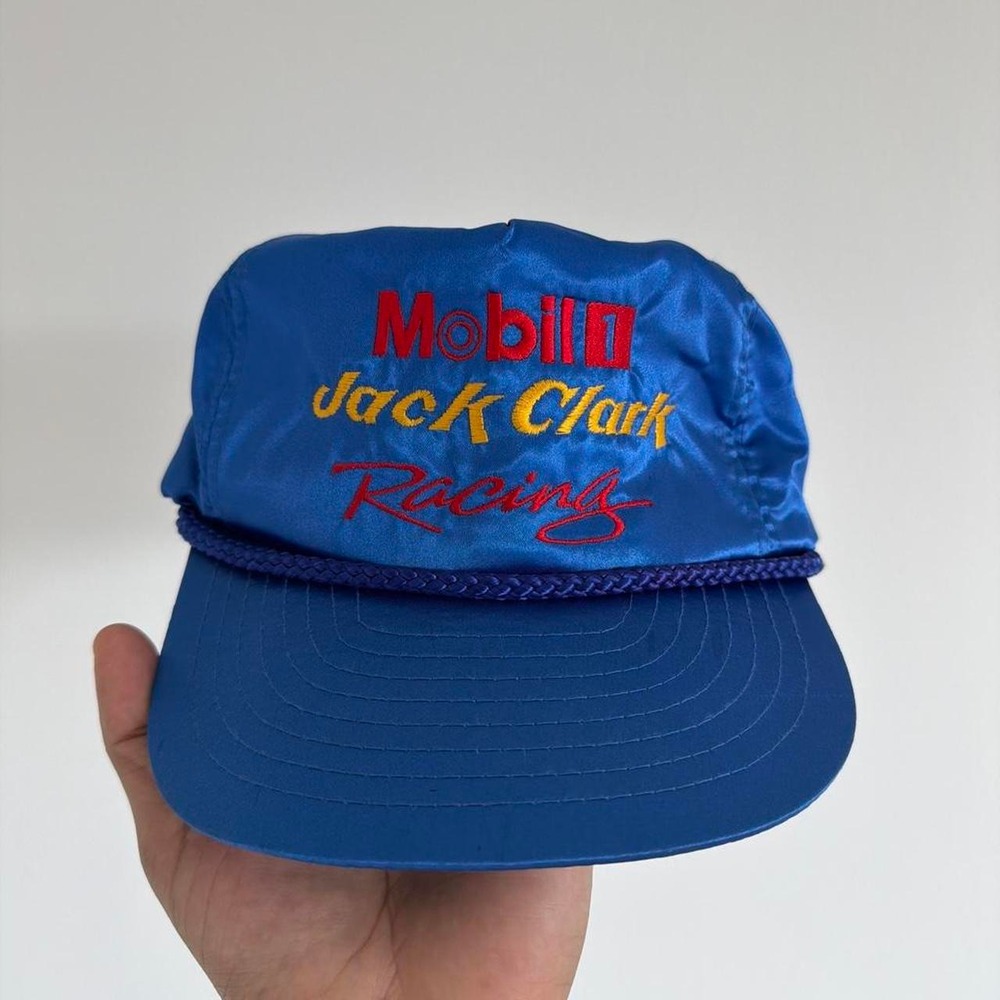 Vintage Mobil 1 Jack Clark Racing Rope Hat